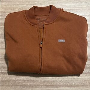 Figs Limited Edition Off-Shift Bomber Jacket in Mocha. Size Small. NWT.